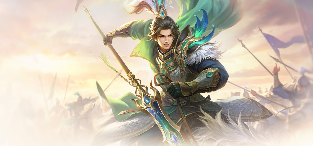 三国杀官网势贺齐武将宣传图